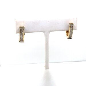 14K Yellow Gold Diamond Earrings (1.58 CTW)